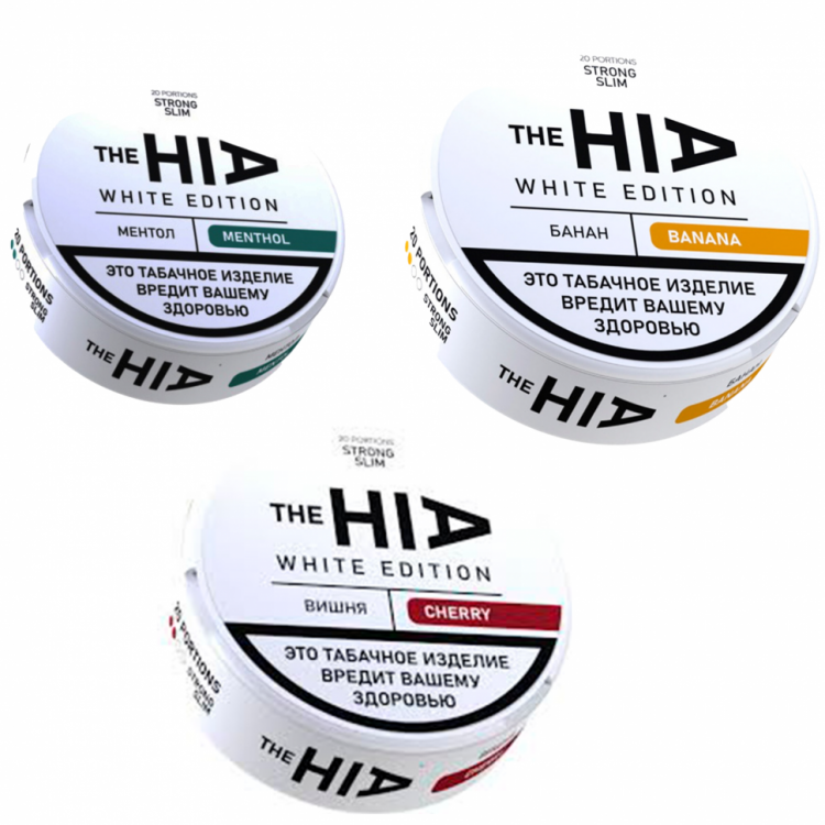 Жевательный табак The HIA slim White Edition - Ментол